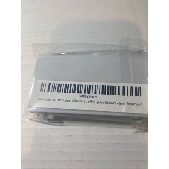 KORDES Black Mink 500 piece Eyelash Clusters 10D Volume C 9mm-16‎ mm (15mm) - Picture 6 of 6